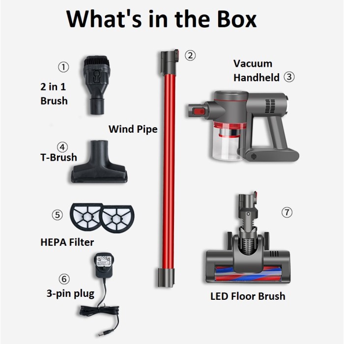 OSUKI Cordless Wireless Vacuum Cleaner S7 (7 in 1)