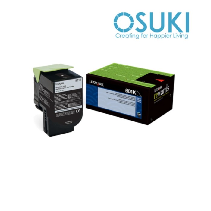 LEXMARK 100 Original BLACK TONER 80C80K0 (CX310DN)
