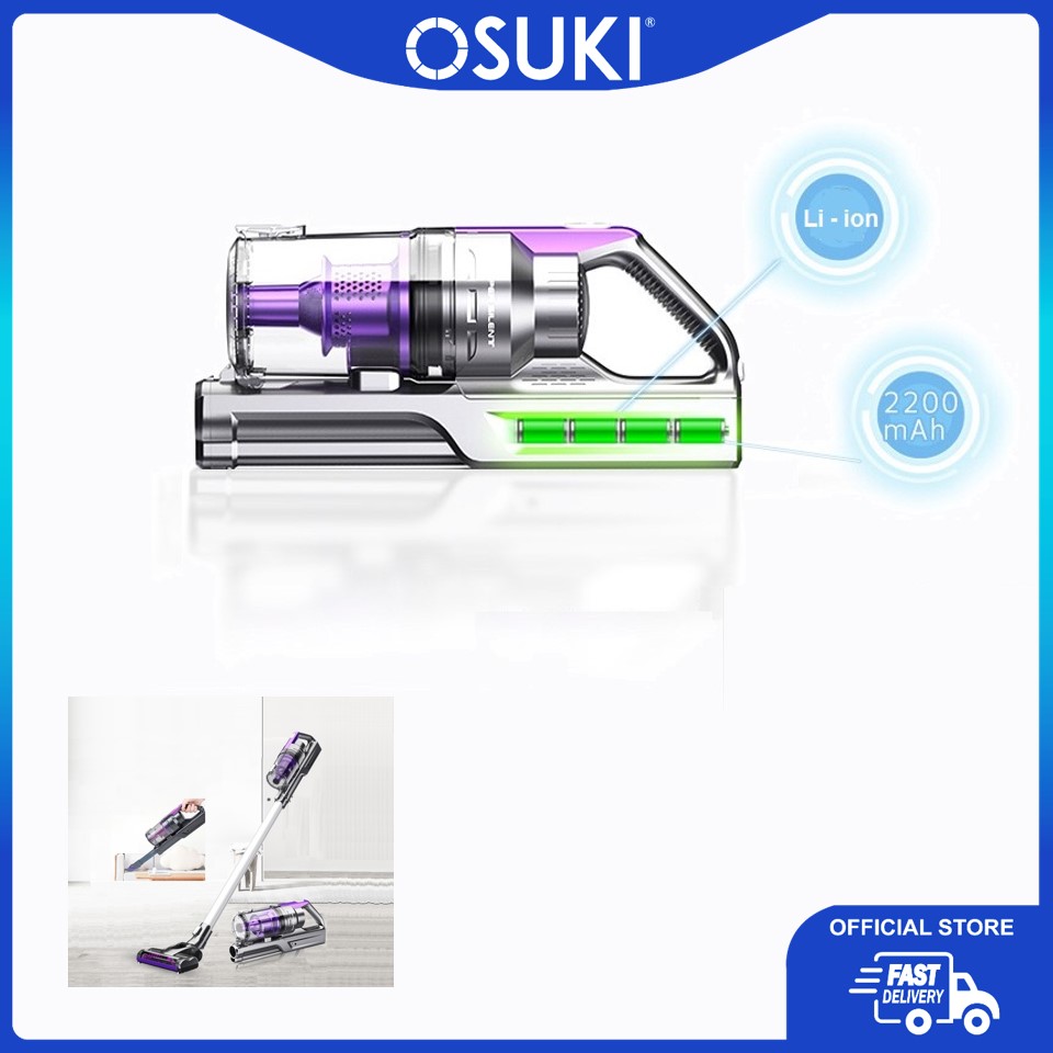 osuki wireless cordless power suction vacuum battery